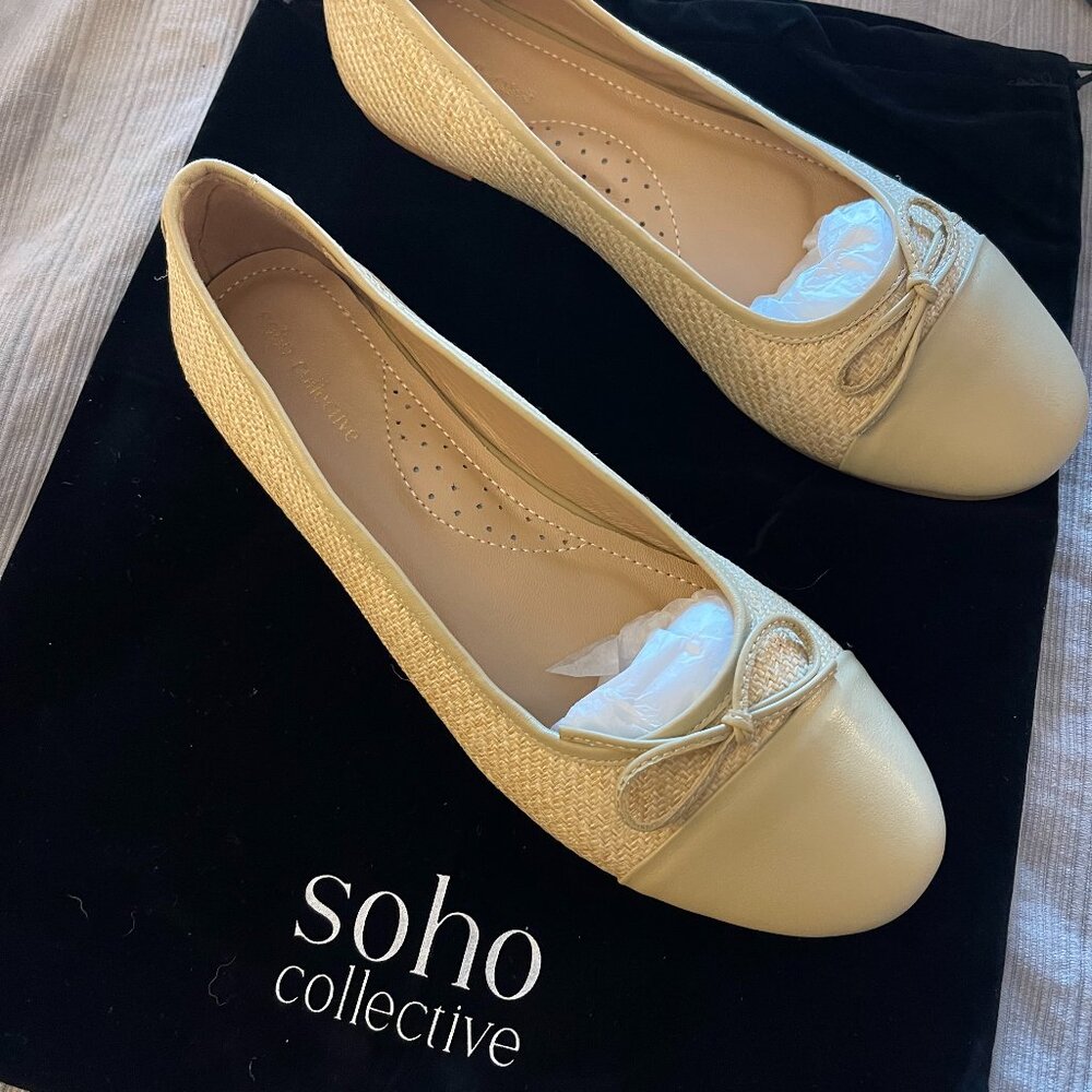 Eve Straw Ballerina Flat